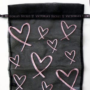 NWT Victoria's Secret Pink Hearts Bra Lingerie Bag